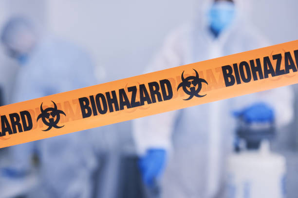 Professional Biohazard technician working in Calverton, MD